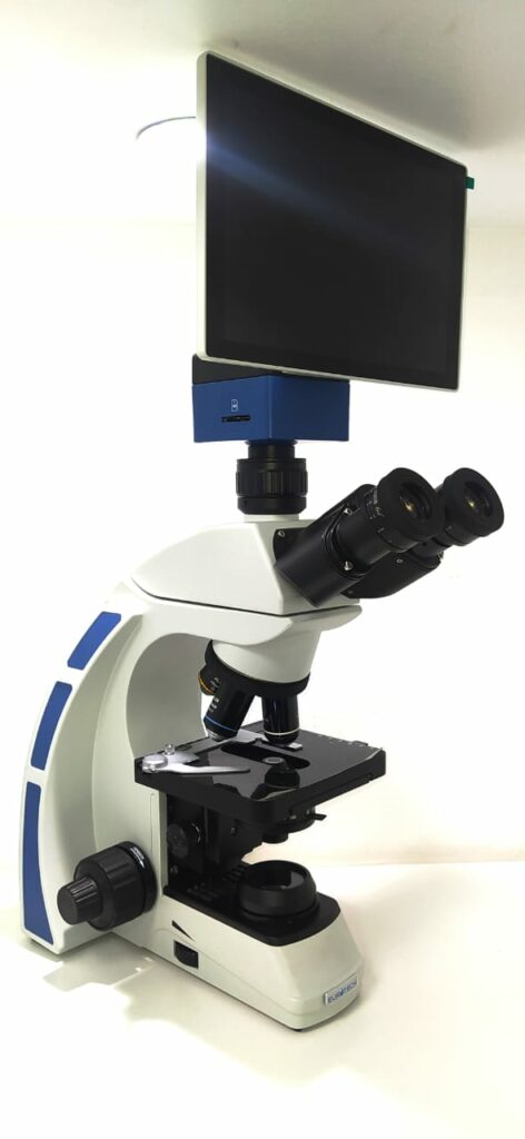Microscopio Binocular Digital con Monitor de 10 Pulgadas – Eurotech