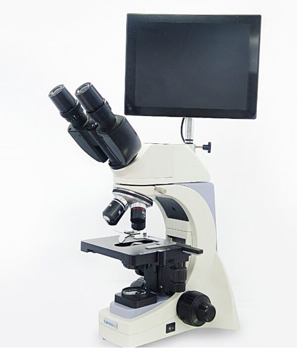 MICROSCOPIO BINOCULAR DIGITAL CON MONITOR DE 10 PULGADAS EUROTECH